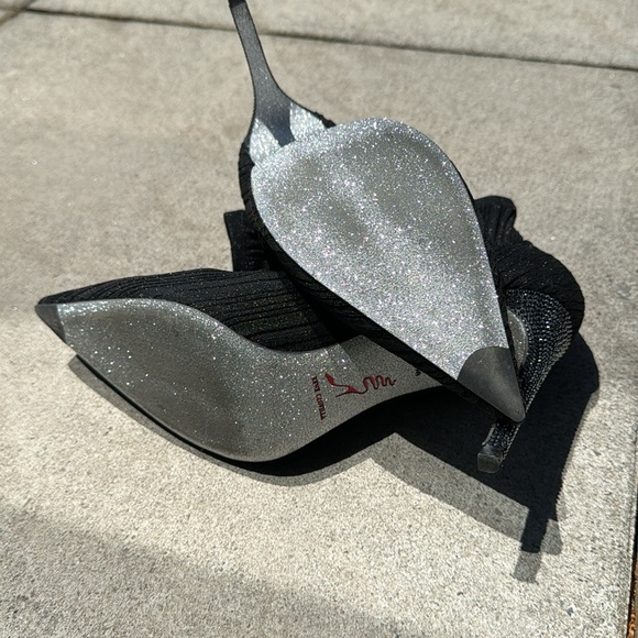 Rene Caovilla sparkle sock bootie - Picture 3 of 4